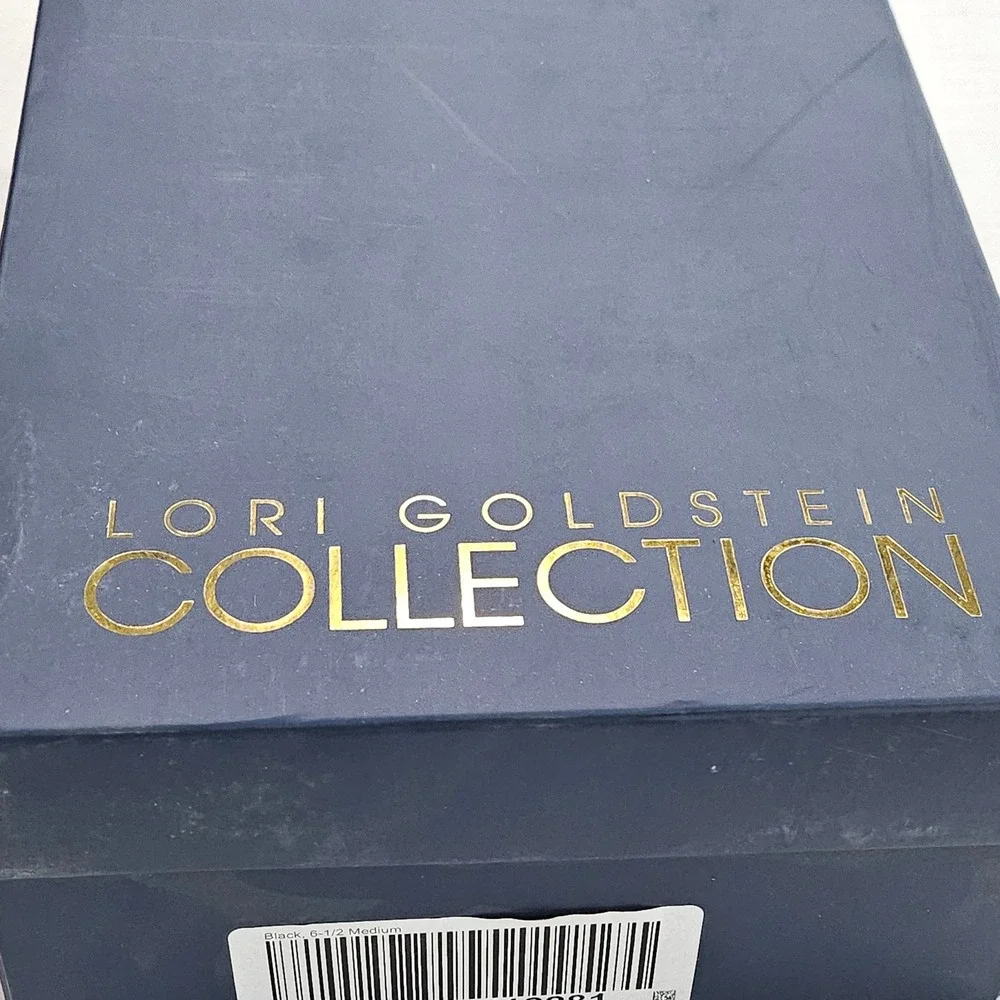 Lori Goldstein LI-POSY Black Mesh‎ Neoprene Slip On Sneakers Womens 6.5M NIB